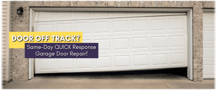 Garage Door Off Track In Location